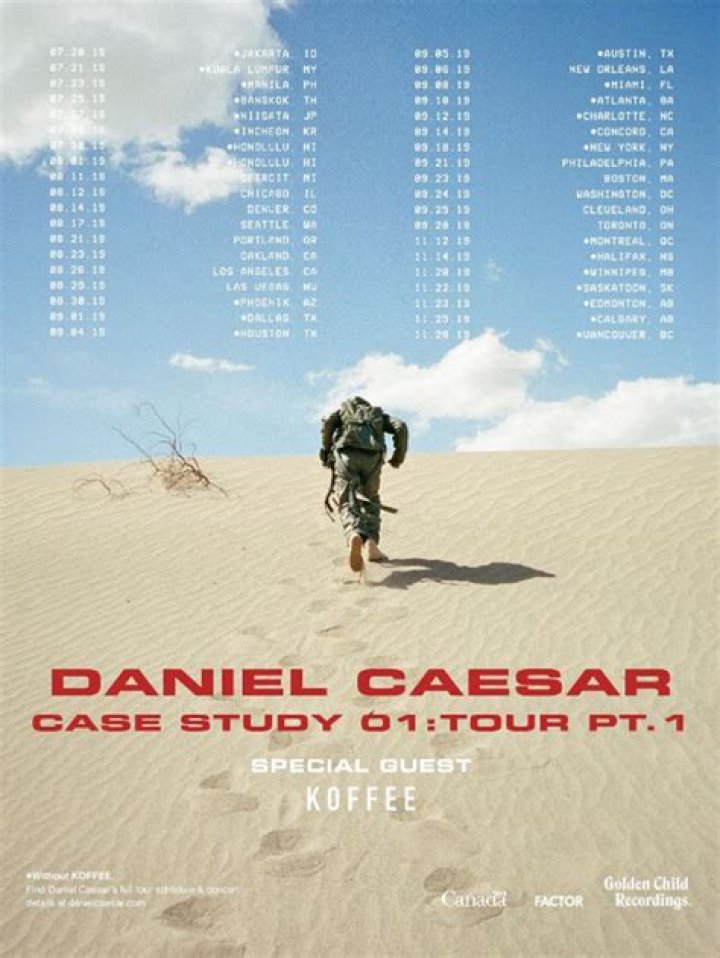 Daniel Caesar Plots ‘Case Study 01’ North American Tour